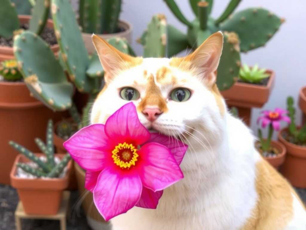How to Care for Pet-Safe Opuntia Cactus Around Cats and Dogs(1)