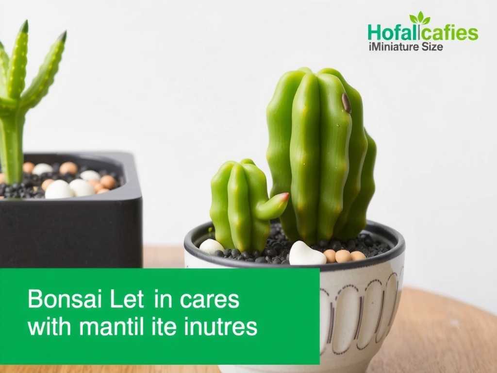 How to Care for Bonsai Cactus to Maintain Its Miniature Size