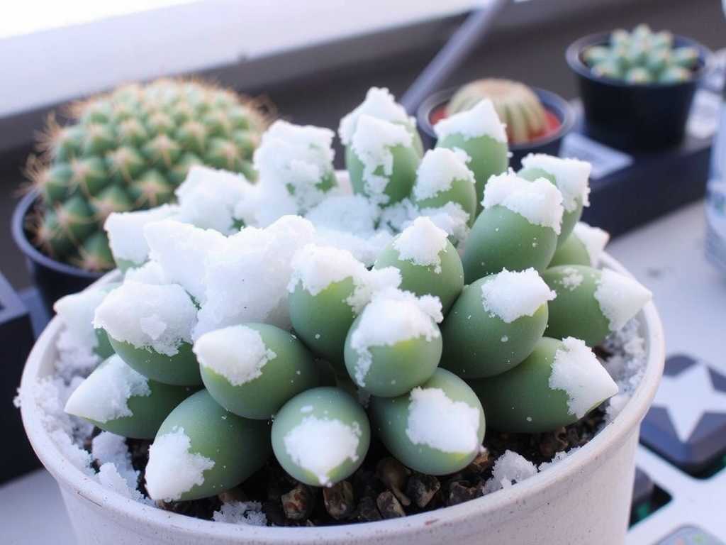 How to Care for Snow Velvet Cactus in Freezing Northern Winters(1)