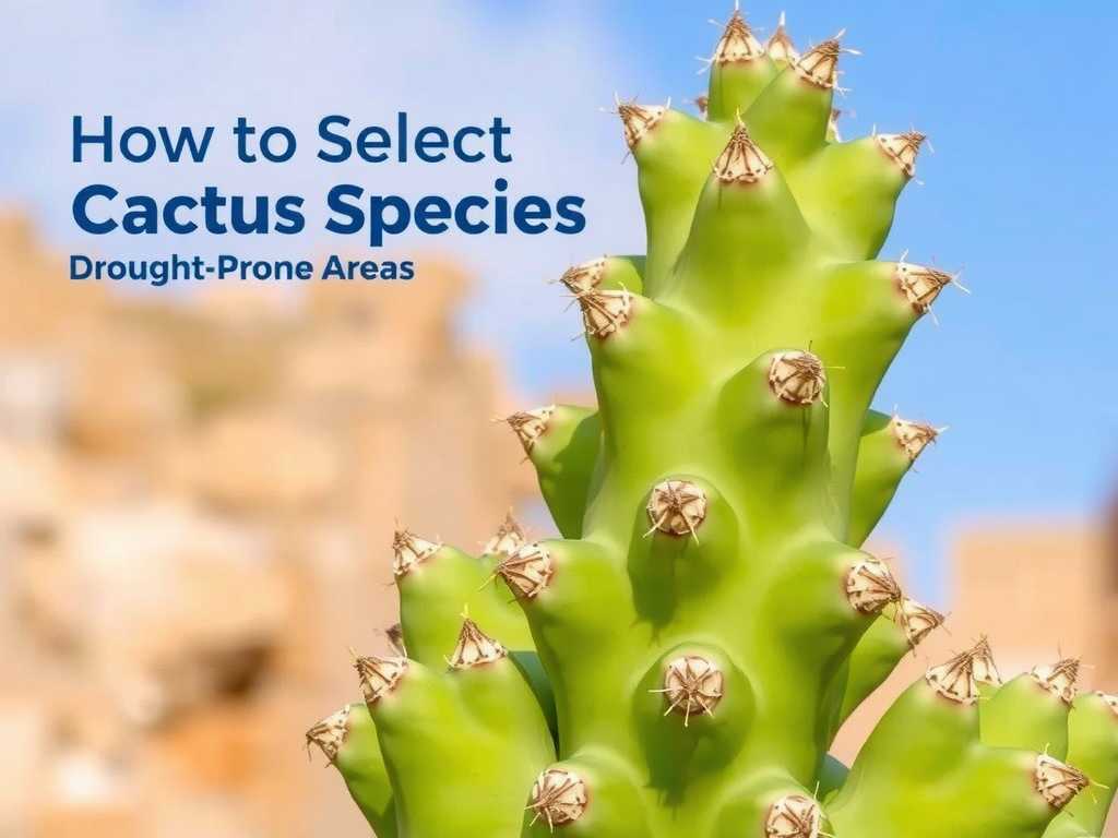 How to Select Cactus Species for Drought-Prone Areas