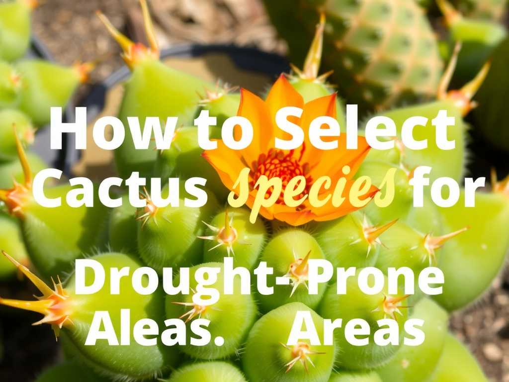 How to Select Cactus Species for Drought-Prone Areas(1)