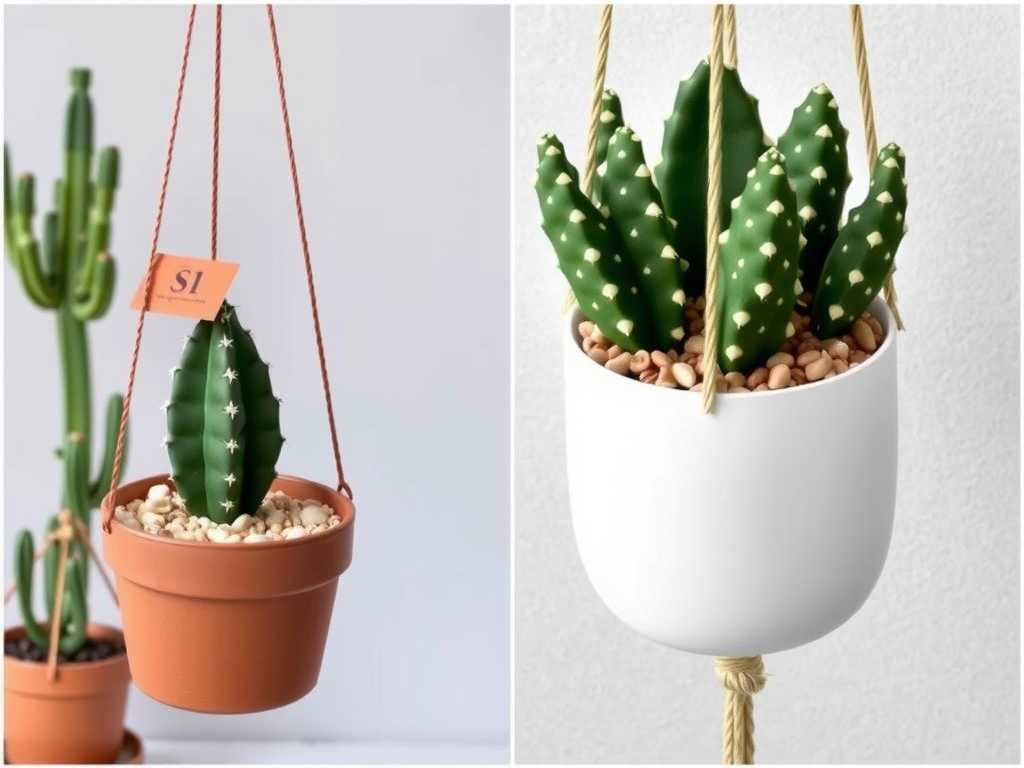 How to Select Cactus Species for Hanging Planters