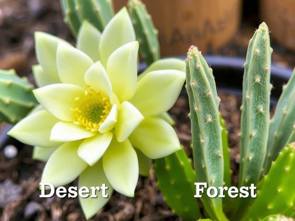 How to Identify Desert vs. Forest Cactus Species