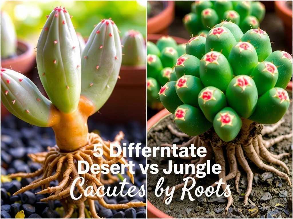 How to Differentiate Desert vs Jungle Cactus Species by Roots