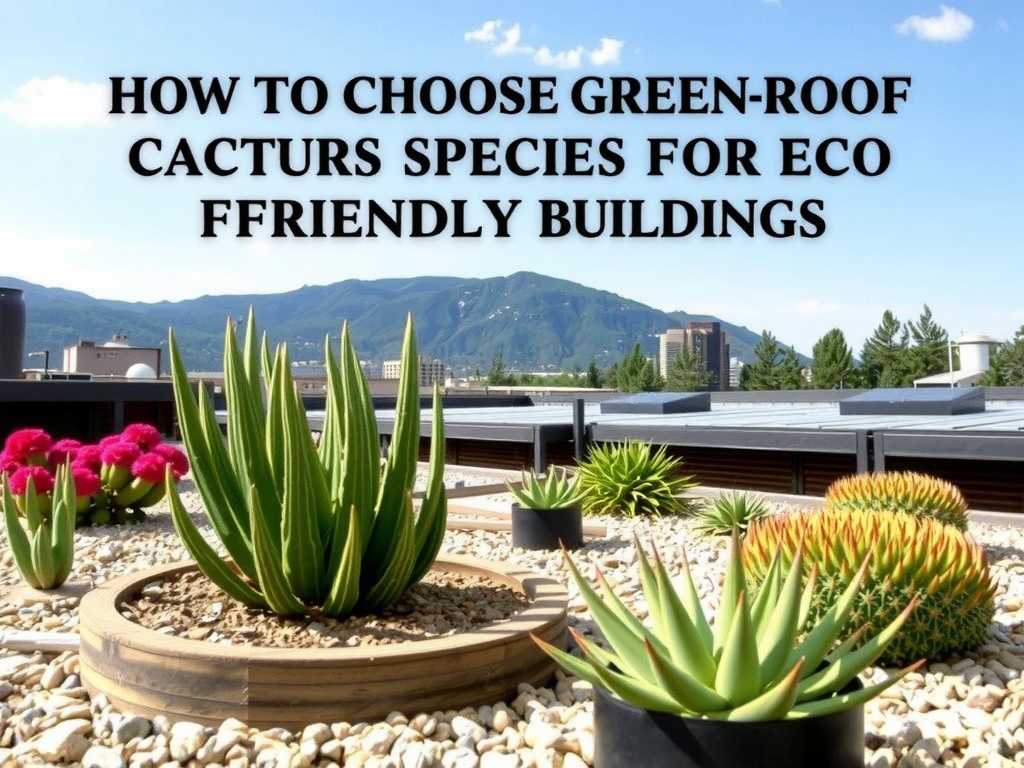 How to Select Green-Roof Cactus Species for Eco-Friendly Buildings