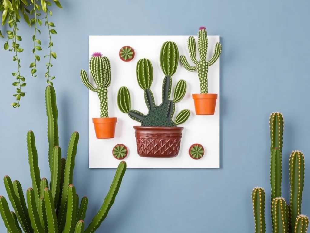 How to Choose Vertical-Garden Cactus Species for Wall Decor(1)