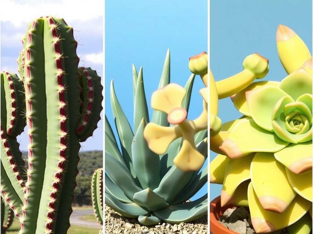 How to Differentiate Cactus Species from Euphorbia Succulents(1) How to Differentiate Cactus Species from Euphorbia Succulents(1)