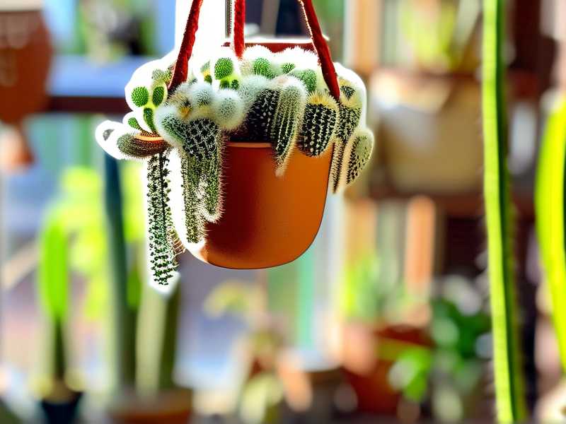 How to Care for Hanging Cactus to Balance Light and Traction