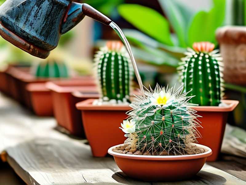 How to Water Cactus with Stunted Growth Issues