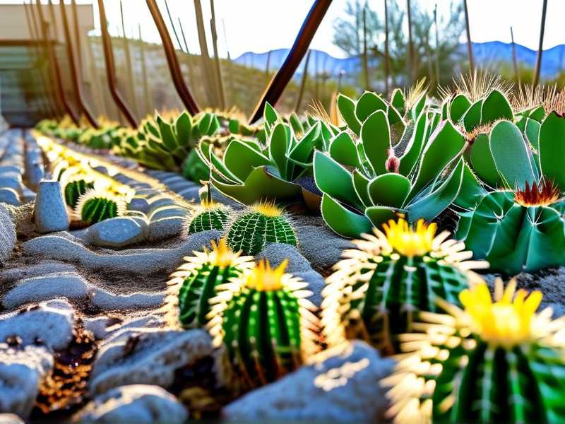 How to Water Green-Roof Cactus to Withstand Wind and UV Exposure