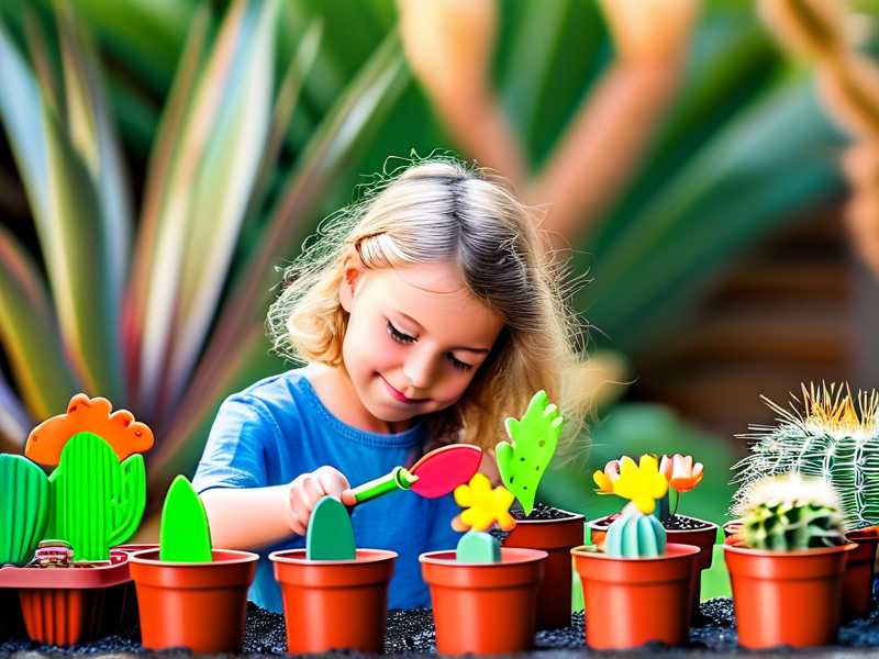 How to Water Child-Safe Cactus in Kids’ Gardening Play Areas