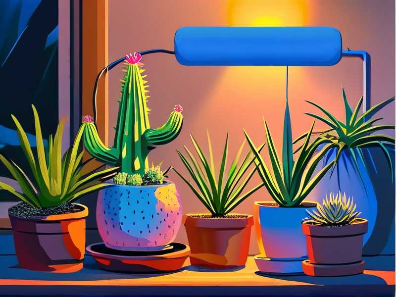 How to Water Low-Light Cactus Alongside Grow Light Supplements(1)