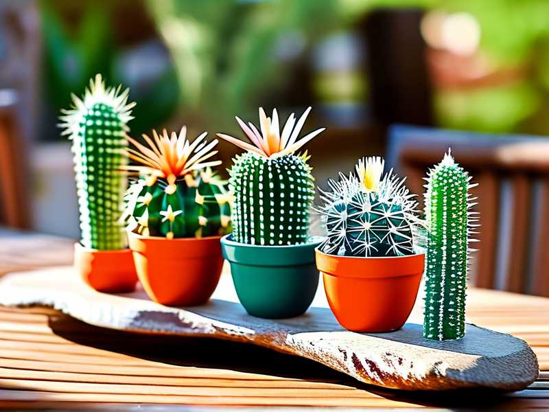 How to create portable cactus arrangements suitable for outdoor patio decoration