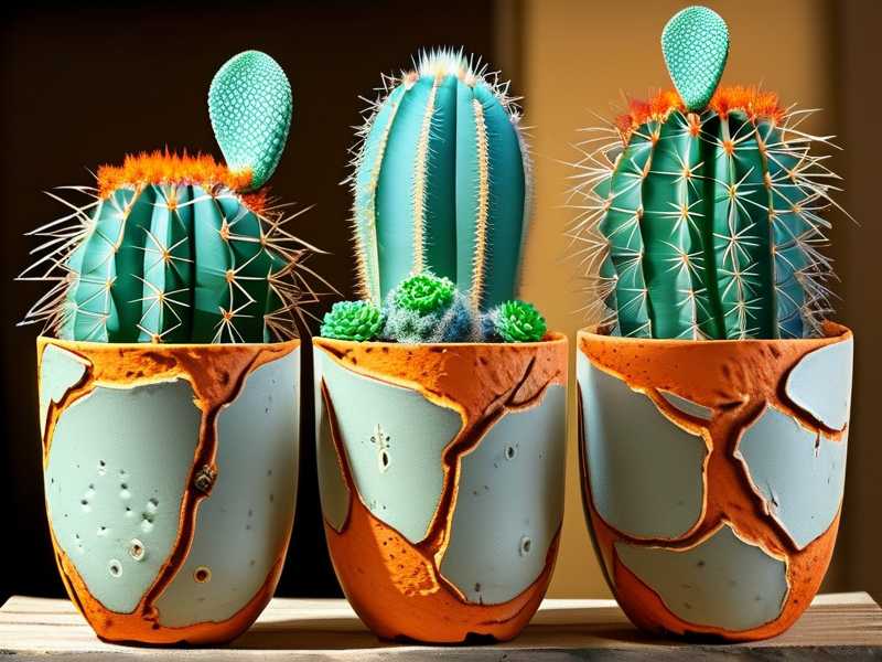How to treat sap leakage on cactus stems after accidental physical damage