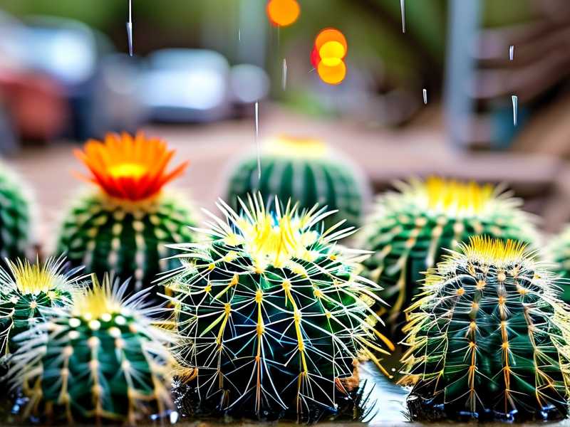 How to manage cactus watering schedules during extended rainy weather periods