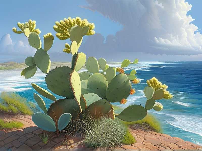 How to shield coastal cactus from salt particles carried by strong ocean wind(1) How to shield coastal cactus from salt particles carried by strong ocean wind(1)
