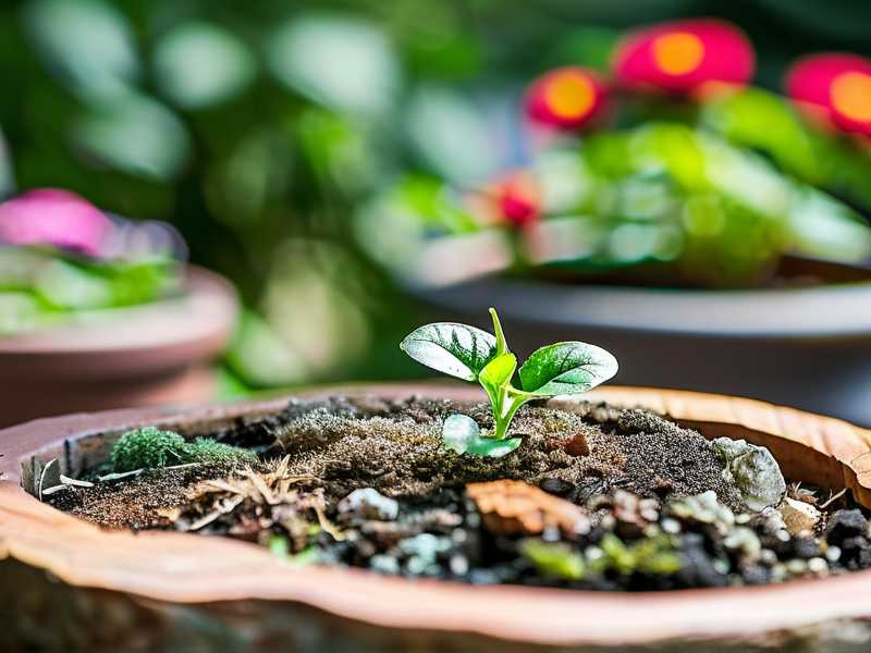 How to use stone mulch to slow soil moisture evaporation during hot summer