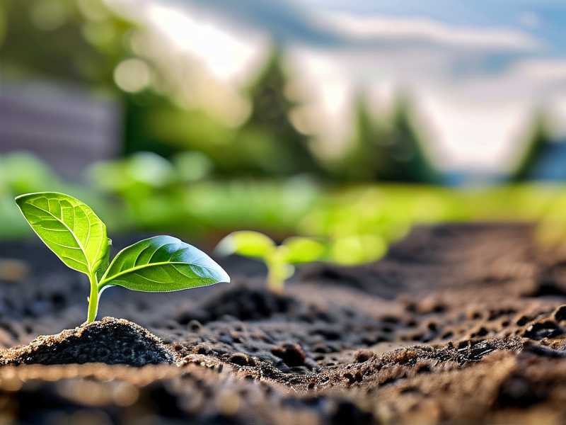 How to use stone mulch to slow soil moisture evaporation during hot summer(1)