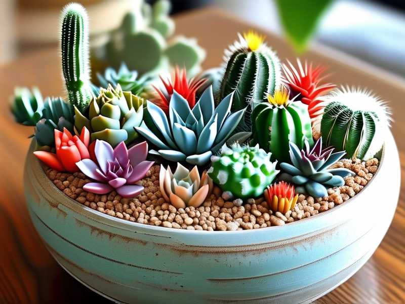 How to avoid mixing multiple fast-growing cactus varieties in single small planter