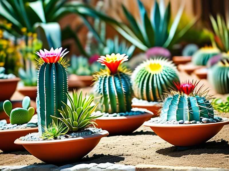 How to select well-drained permanent planting locations for outdoor garden cactus