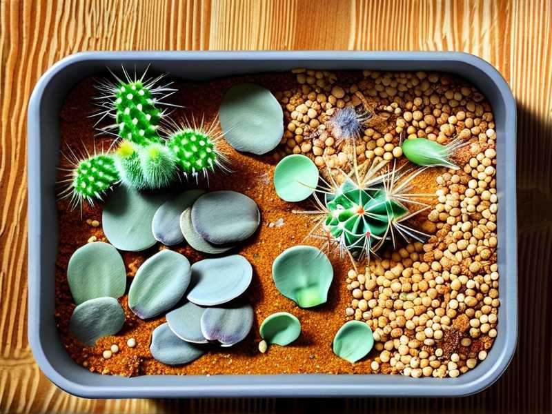 How to prepare grit seed medium for germinating harvested cactus seeds indoors