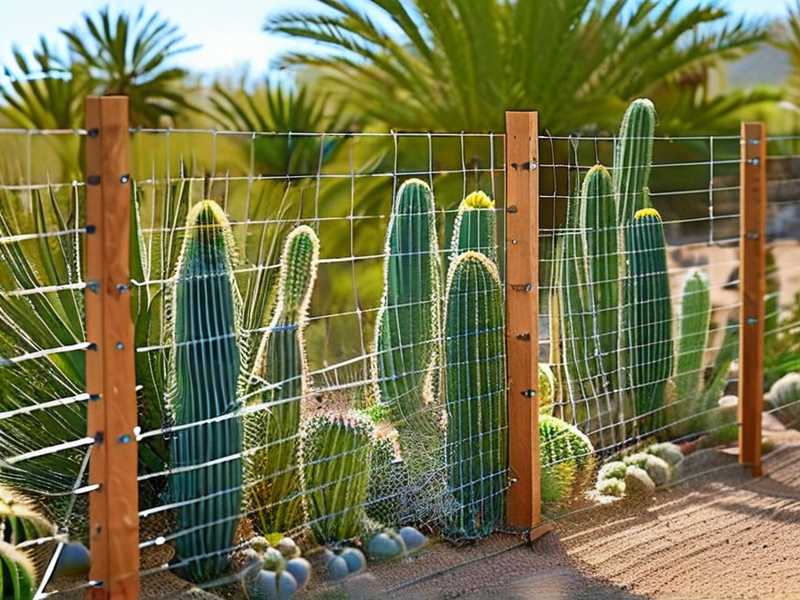 How to build trellis barriers to protect outdoor cactus from pet damage