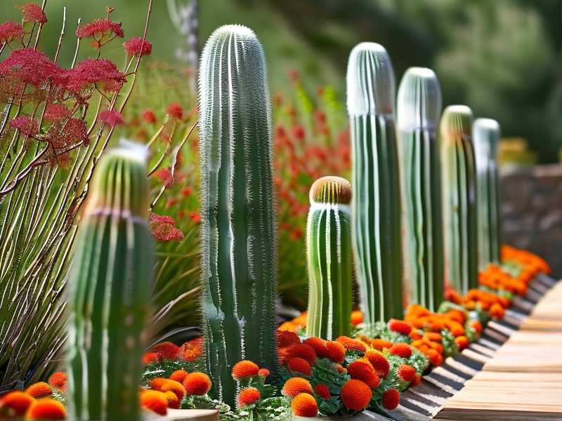 How to build simple support stakes for tall heavy columnar cactus varieties