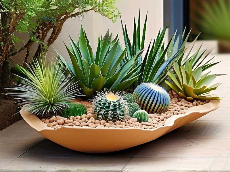 How to create drought-resistant plant groupings mixed together with outdoor cactus(1) How to create drought-resistant plant groupings mixed together with outdoor cactus(1)