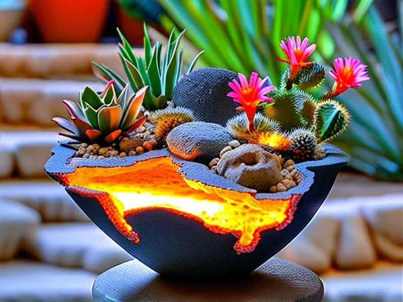 How to use lava rock to boost aeration inside cactus potting mixture