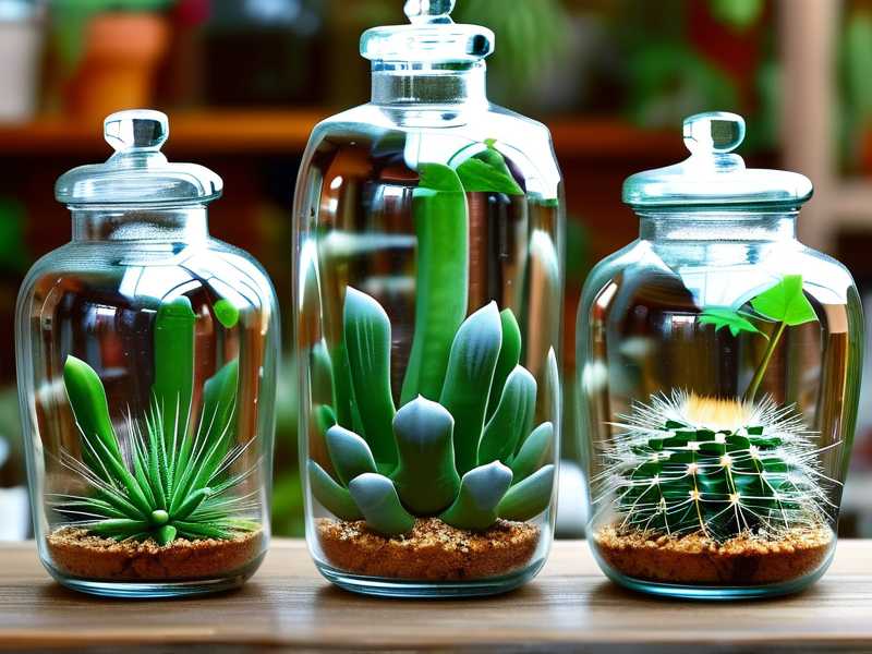 How to avoid raising cactus inside fully closed glass terrarium containers