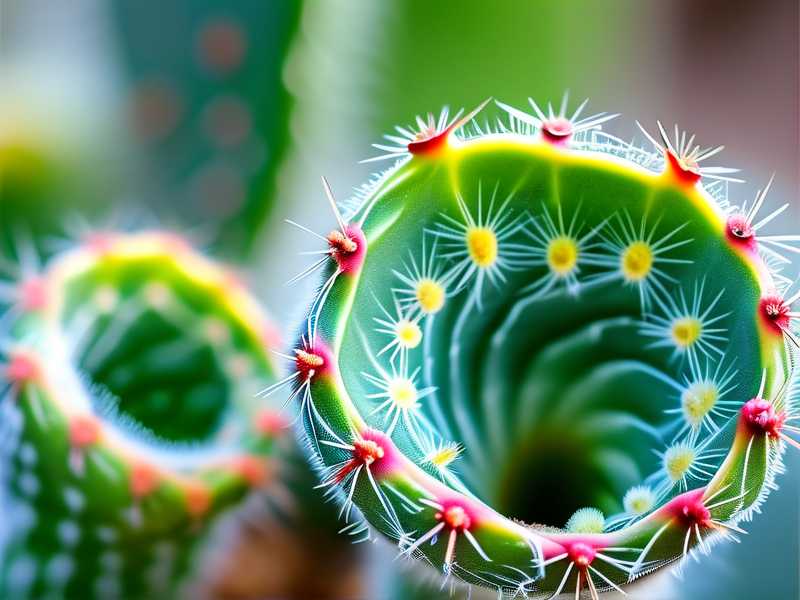 How to treat inward leaf curling triggered by pest feeding activity on cactus