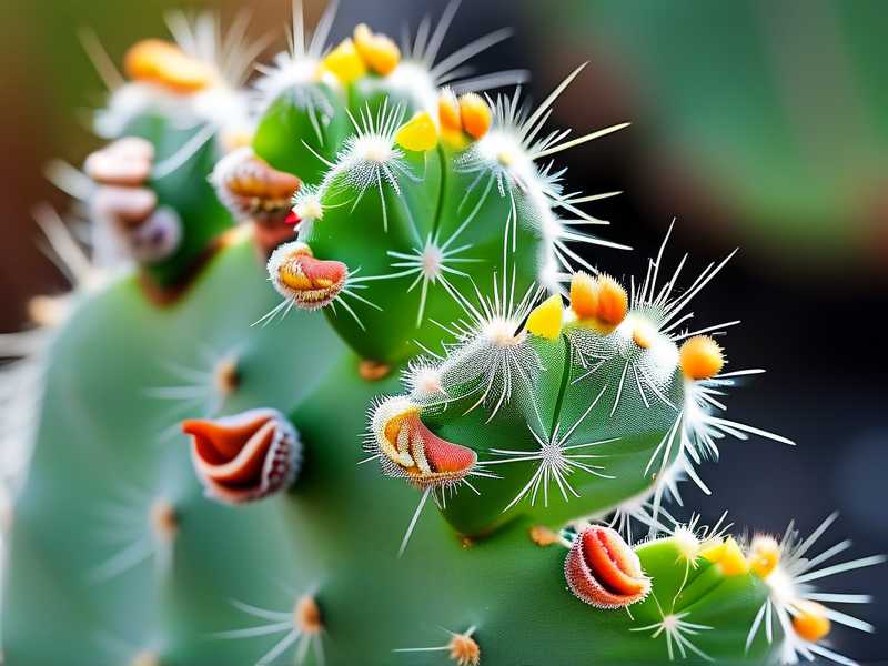 How to treat inward leaf curling triggered by pest feeding activity on cactus(1)