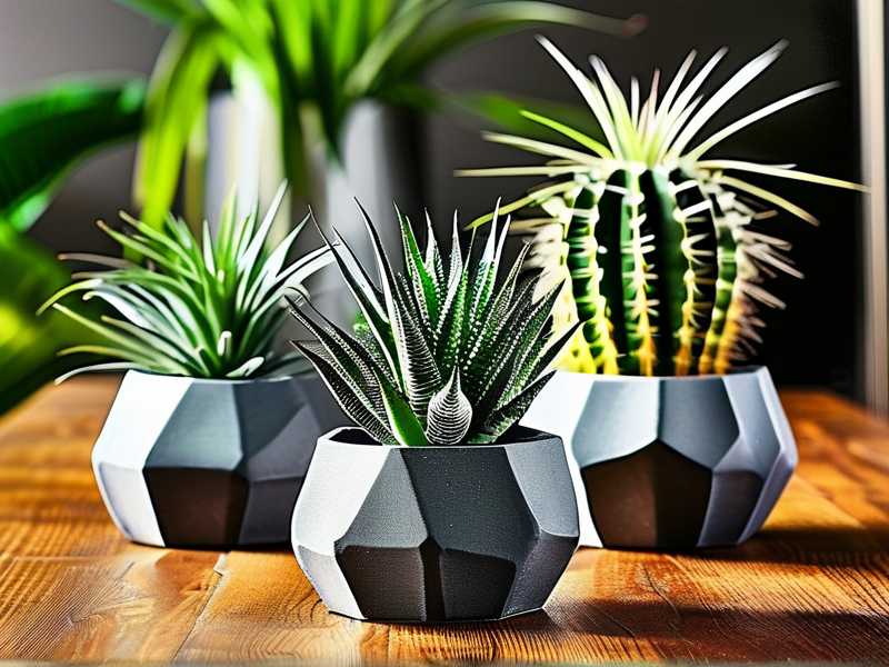 How to arrange cactus planters to improve indoor air circulation