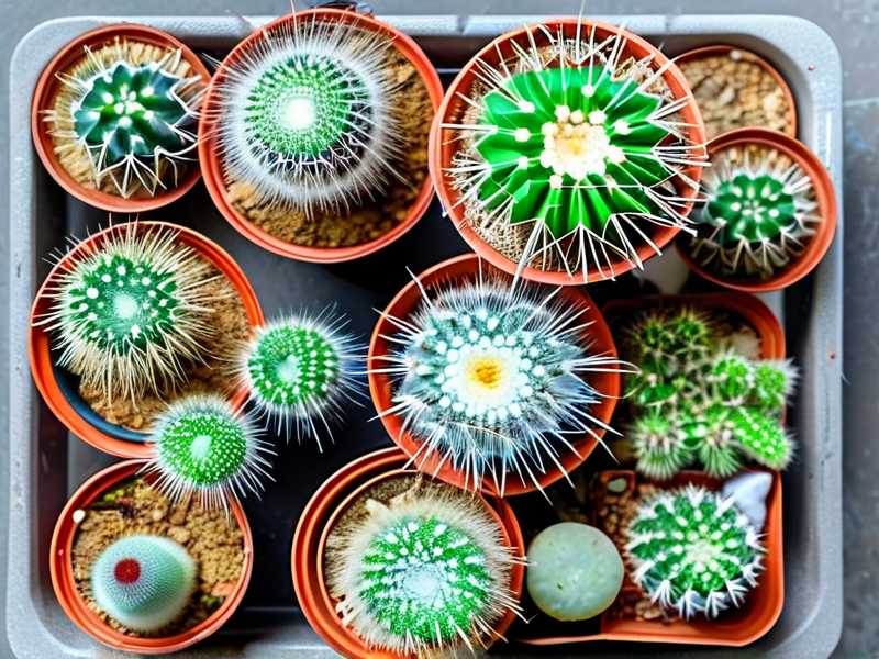 How to avoid crowding numerous cactus offsets inside a single small container(1) How to avoid crowding numerous cactus offsets inside a single small container(1)