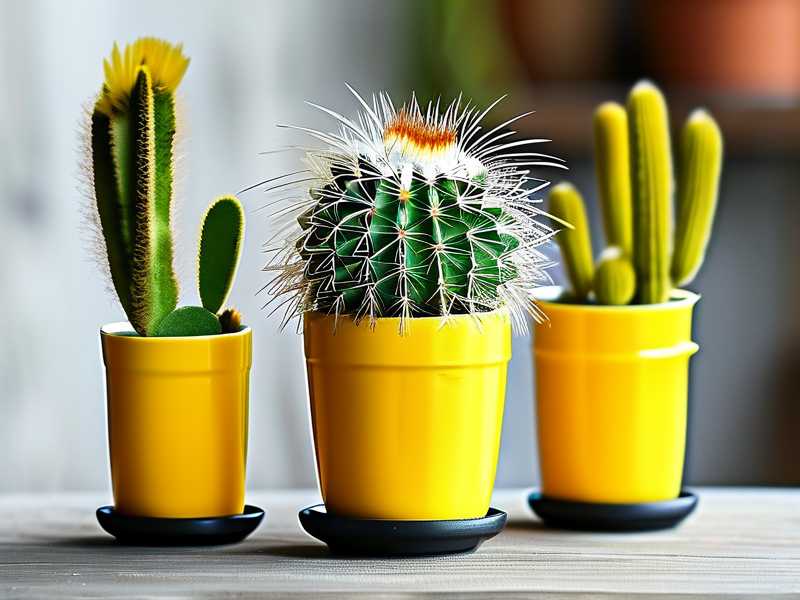 How to treat yellow outer stems caused by natural cactus aging cycle