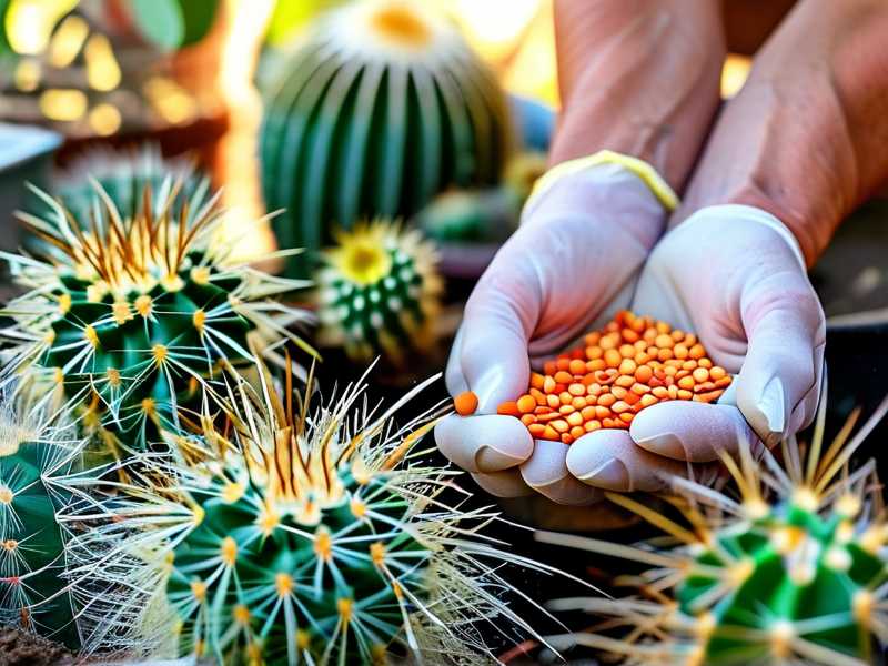 How to collect cactus seeds after flower pollination completes in summer season(1) How to collect cactus seeds after flower pollination completes in summer season(1)