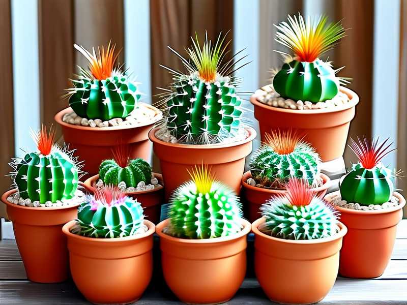 How to rotate cactus pot positions regularly to achieve symmetrical growth(1)