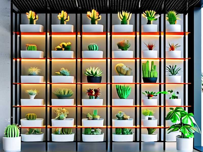 How to build vertical plant shelving for large indoor cactus collections