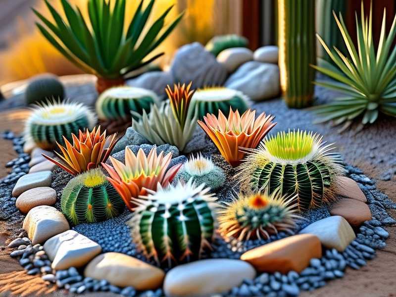 How to design rock garden planting pockets for desert-adapted cactus(1) How to design rock garden planting pockets for desert-adapted cactus(1)