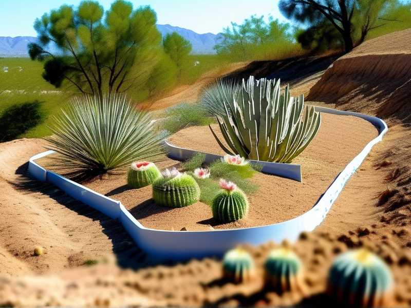 How to build temporary wind barriers for cactus planted on exposed open land(1)