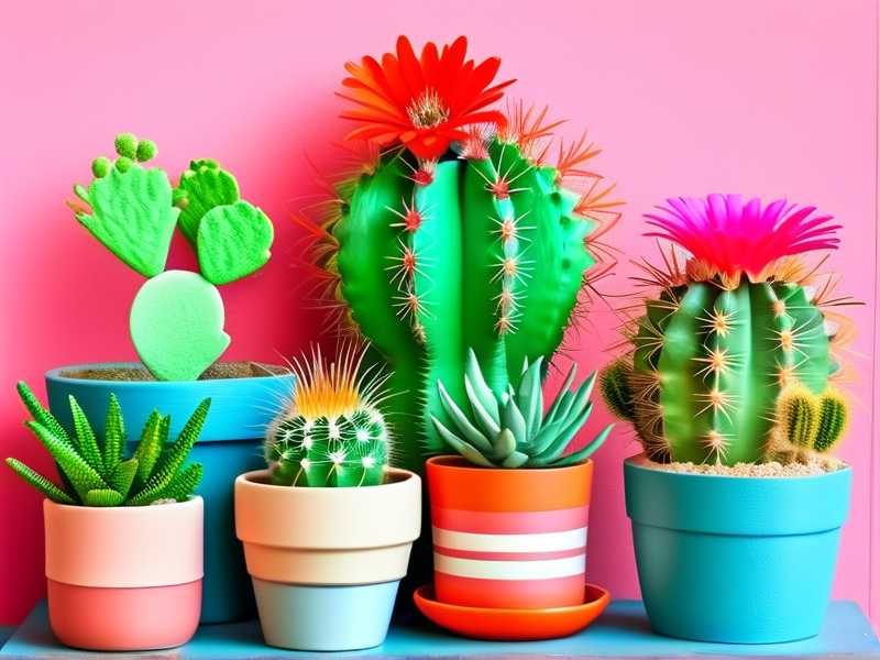 How to detect early stress warning signs on all varieties of potted cactus