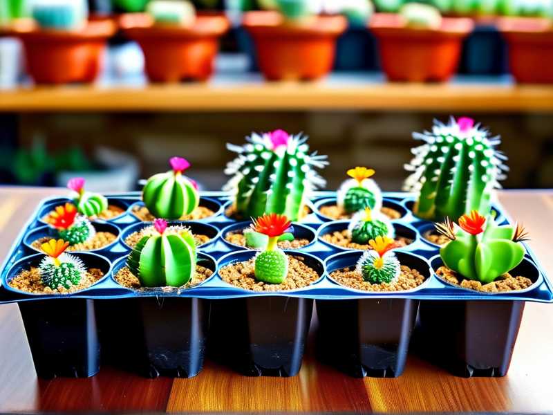 How to avoid overwatering young cactus seedlings inside propagation trays