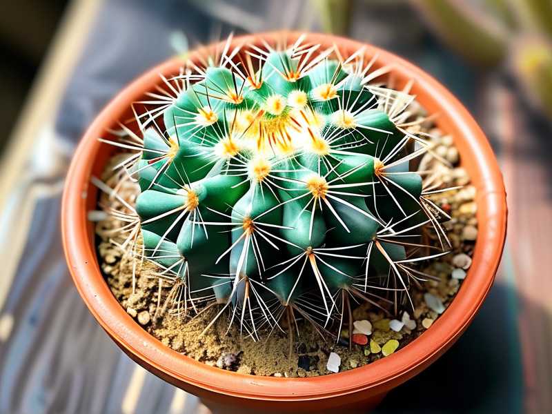 How to clean debris trapped deep inside dense multi-stem cactus clusters(1)