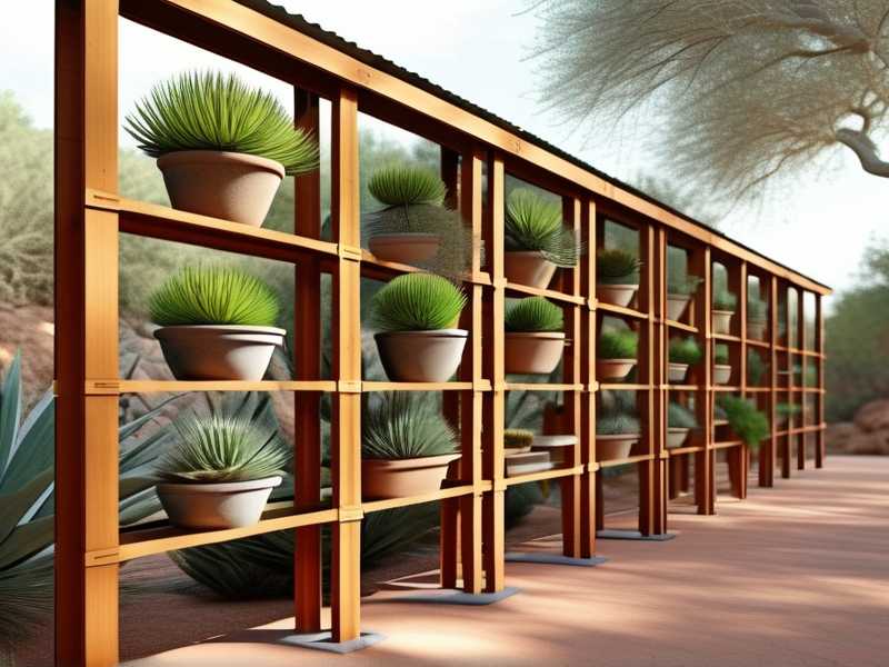 How to build shade cloth support frames for heat-sensitive outdoor cactus