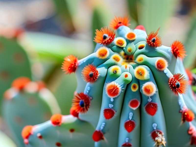 How to distinguish sunburn damage from pest bites on cactus epidermis