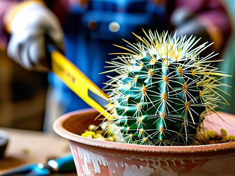 How to harvest outer mature cactus stems safely for propagation work