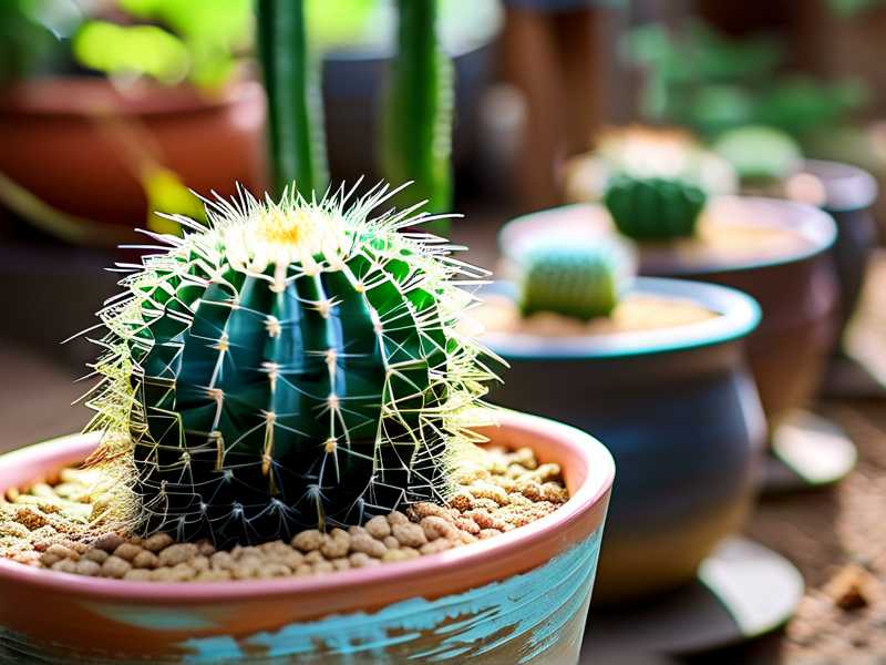 How to test soil moisture deep inside oversized large cactus containers