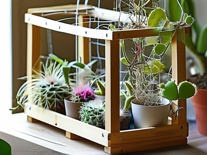 How to build simple trellis supports for trailing epiphytic cactus