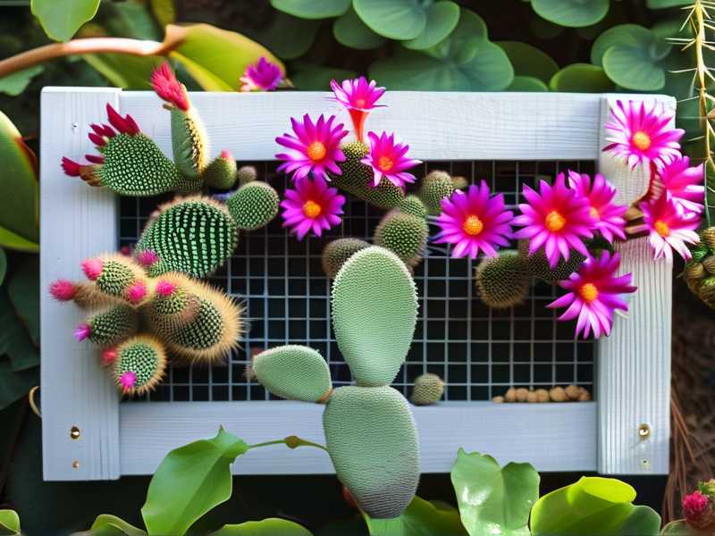 How to build simple trellis supports for trailing epiphytic cactus(1) How to build simple trellis supports for trailing epiphytic cactus(1)