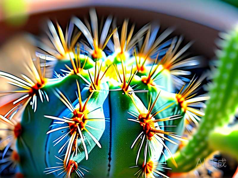 How to identify mite bite damage on newly sprouted young cactus